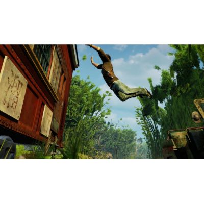 Uncharted 2 Among Thieves Platinum (PS3, б/у, рус., без обложки, множ.царап.)