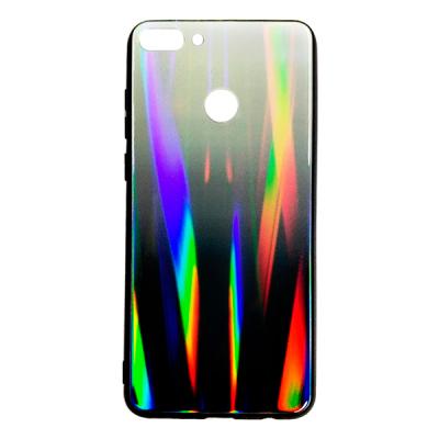 Чехол для Huawei Y9 (2018) накладка градиент Premium Case By INOI (черно-серый)