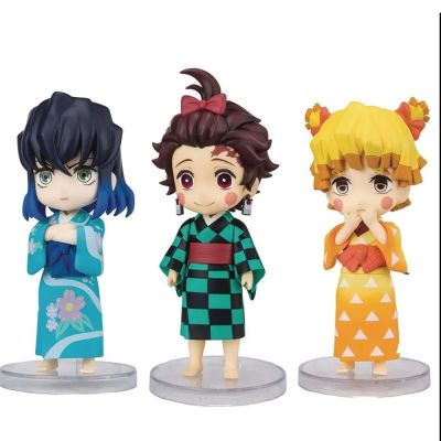 Набор из 3-х фигурок Figuarts Mini Клинок Рассекающий Демонов Сумико, Зенко и Иноко (BTM438)