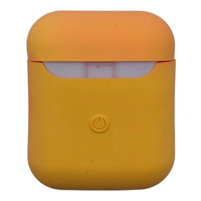 Чехол для Apple AirPods 2 силиконовый с вырезом (папайя) цвет №07