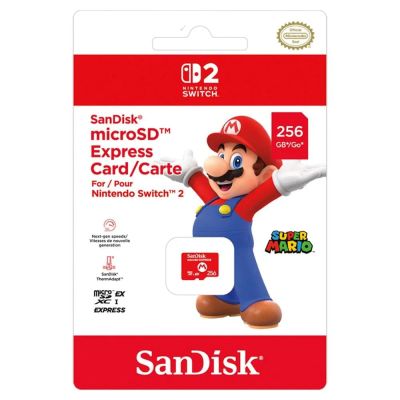 Карта памяти SANDISK Super Mario для Nintendo Switch 2 256Gb