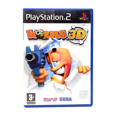 Worms 3D (PS2, б/у, множ.царап., устанавливается на 100%)