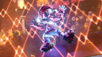 Mario Strikers Battle League Football (Nintendo Switch, рус.) витринный образец