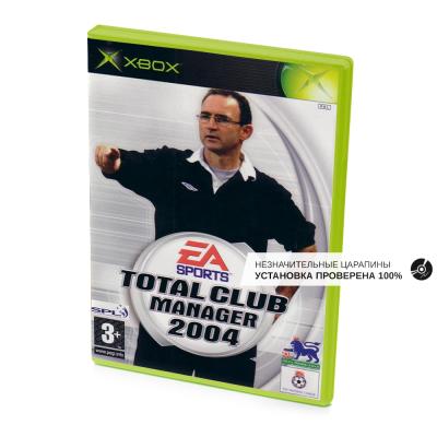 Total Club Manager 2004 (Xbox, б/у, незнач.царап., устанавливается на 100%)