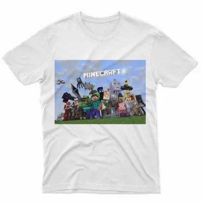 Футболка унисекс Minecraft (2) (размер 40) Amazingame