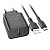 Сетевое зарядное устройство BOROFONE BA72A 18W + кабель MicroUSB 1м (черный)