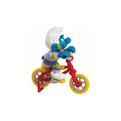 Фигурка Schleich Смурфик на велосипеде 40252