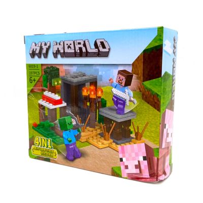 Конструктор Minecraft My World (197 деталей) 6019-1