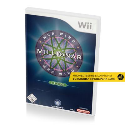 Who Wants to be a Millionaire (Wii, б/у, множ.царап., устанавливается на 100%) (регион PAL)