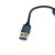 Разветвитель USB (Hub) QC07, 4 порта USB 2.0 (Grey-Black)