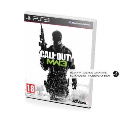 Call of Duty Modern Warfare 3 (PS3, б/у, незнач.царап., устанавливается на 100%)