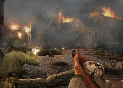 Call of Duty 2 Big Red One Platinum (PS2, б/у, множ.царап. устанавливается на 100%)