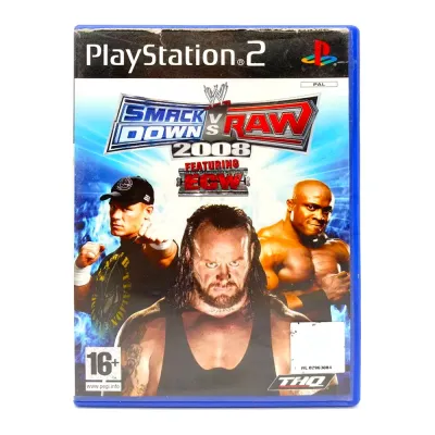 WWE SmackDown vs. Raw 2008 (PS2, б/у)