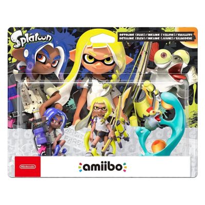 Набор из 3-х фигурок Nintendo Amiibo Octoling, Inkling, Smallfry (Splatoon 3 коллекция)