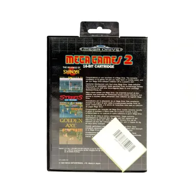 Картридж MegaGames 2 (3 игры) (б/у) в боксе с инструкцией (инструкция Shinobi)