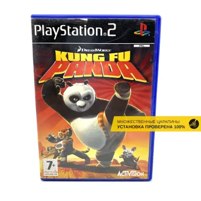 Kung Fu Panda (PS2, б/у, множ.царап., устанавливается на 100%)