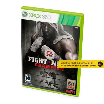 Fight Night Champion (Xbox 360/One/Series, б/у, множ.царап., устанавливается на 100%)