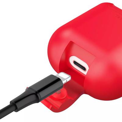 Чехол для AirPods Baseus Wireless Charger с беспроводной зарядкой (красный) WIAPPOD-09