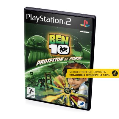 Ben 10 Protector Of Earth (PS2, б/у, множ.царап., устанавливается на 100%)