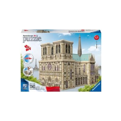 Пазл Ravensburger 3D Нотр Дам (12523), 324 дет.