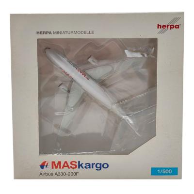 Модель самолета Herpa Wings 519243 MAS Kargo Airbus A330-200F 9M-MUA 1:500