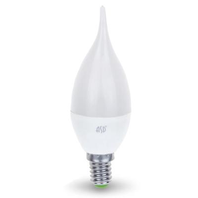 Лампа светодиодная ASD LED-СВЕЧА НА ВЕТРУ-standard 7.5Вт 230В Е14 4000К 675Лм