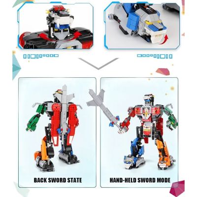 Конструктор Mould King MK Voltron Robot 2 (1003 деталей) Remote control toys 15037