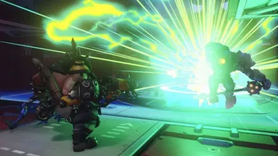 Overwatch Origins Edition (PS4/PS5, б/у, рус., множ.царап., уст. на 100%) русская обложка