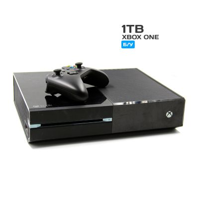 Игровая приставка Microsoft Xbox One 1 ТБ (б/у) Black