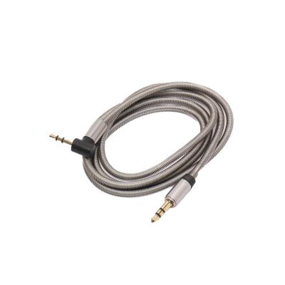 Кабель AUX JD346 1М (металлическая оплетка) DREAM (черный)