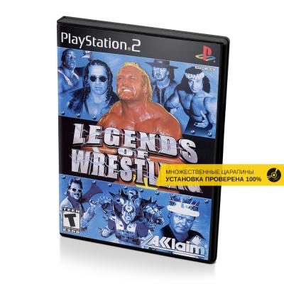Legends of Wrestling (PS2, б/у, множ.царап., устанавливается на 100%)