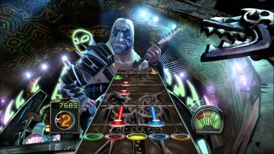 Guitar Hero III: Legends of Rock Guitar Bundle (Игра + Беспроводная гитара) (Wii, б/у) (регион PAL)