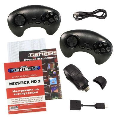 Игровая приставка Retro Genesis MixStick HD 2 (900 игр, 2 бес-х джойстика, HDMI, 8+16Bit, RS8)
