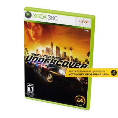 Need for Speed Undercover (Xbox 360, б/у, множ.царап., устанавливается на 100%)