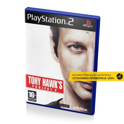 Tony Hawks Project 8 (PS2, б/у, множ.царап., устанавливается на 100%)