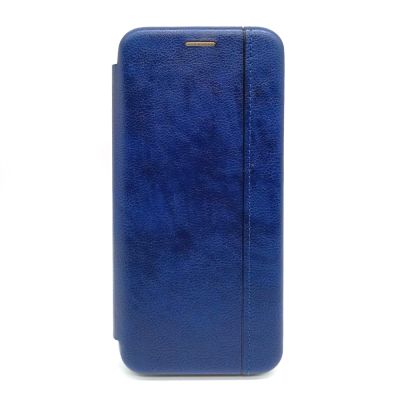 Чехол для Huawei Honor 30 книжка с магнитом кожа визитница (темно-синий)