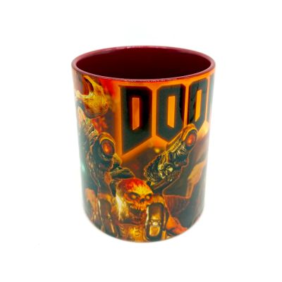 Кружка с принтом Doom