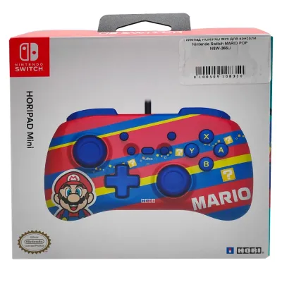 Геймпад HORIPAD Mini для консоли Nintendo Switch MARIO POP NSW-366U