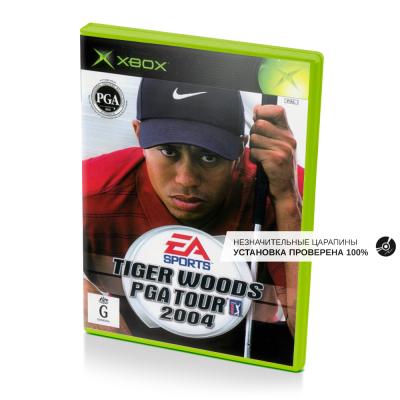 Tiger Woods PGA Tour 2004 (Xbox, б/у, незнач.царап., устанавливается на 100%)