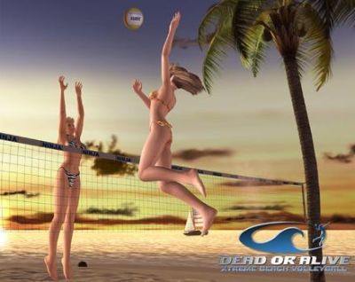 Dead or Alive Xtreme Beach Volleyball (Xbox, б/у, без обложки)