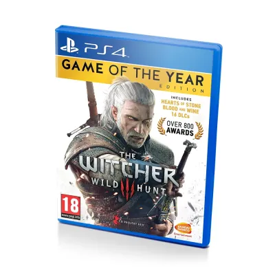 Ведьмак 3 Дикая Охота. Издание Игра года (PS4/PS5, б/у, русские субтитры, озвучка докачивается)