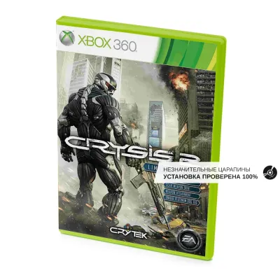 Crysis 2 Limited Edition (Xbox 360/One/Series, б/у, незнач.царап., устанавливается на 100%)