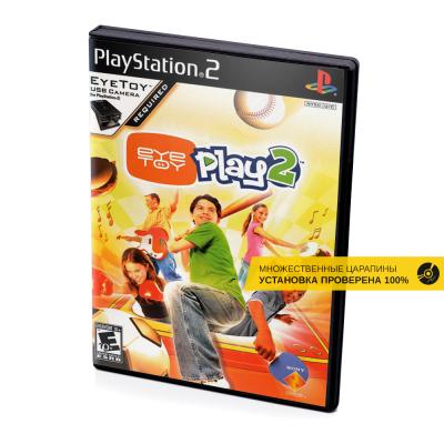EyeToy Play 2 (PS2, б/у, множ.царап., устанавливается на 100%)