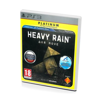 Heavy Rain для Move Platinum (PS3, рус., витринный образец)