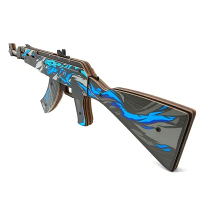 Деревянный автомат Калашникова АК-47 АйсВинг (резинкострел) Mod.2 EcoToys