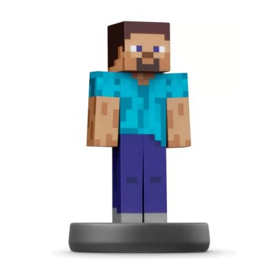 Набор из 2-х фигурок Nintendo Amiibo Steve, Alex (Minecraft) (Super Smash Bros коллекция)