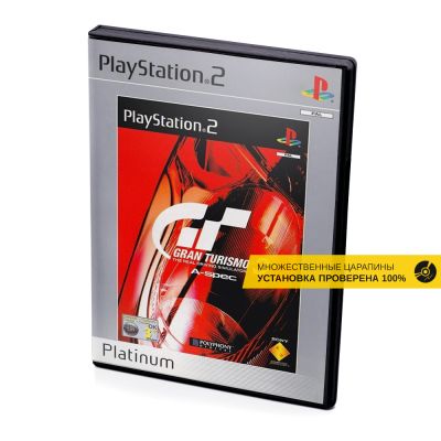 Gran Turismo 3 A-Spec Platinum (PS2, б/у, множ.царап., устанавливается на 100%)