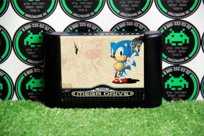 Картридж Sonic The Hedgehog (б/у) в боксе