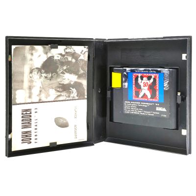 Картридж Genesis John Madden Football 93 (б/у) в боксе с инструкцией