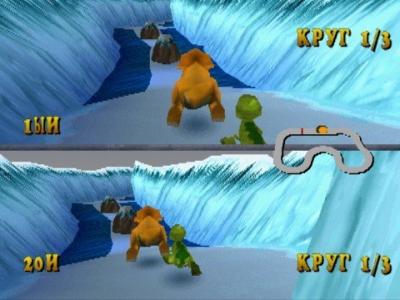 The Land Before Time: Great Valley Racing Adventure (PS1, б/у)
